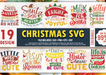 Christmas SVG Bundle t shirt vector file