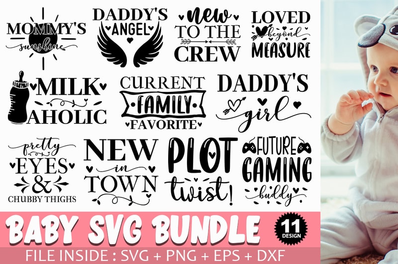 Download Baby SVG Bundle - Buy t-shirt designs