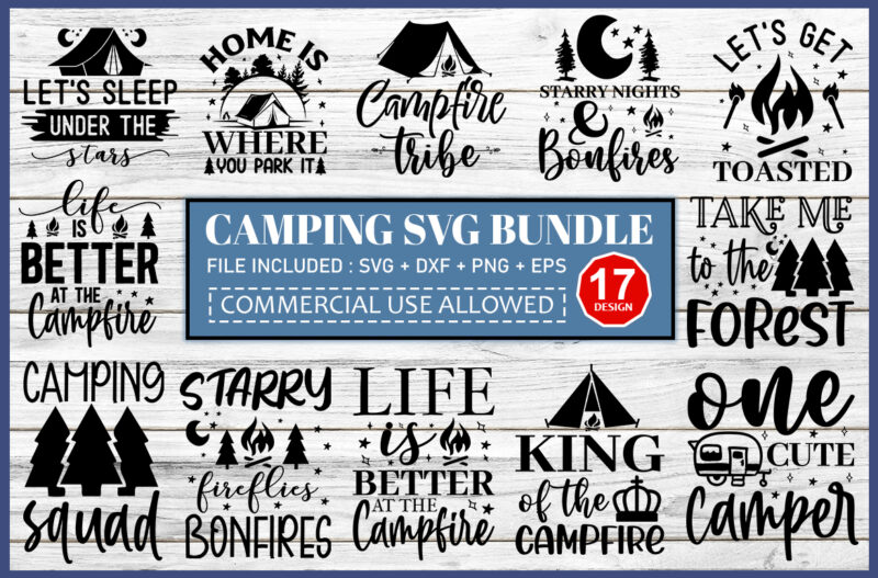 Camping SVG Bundle