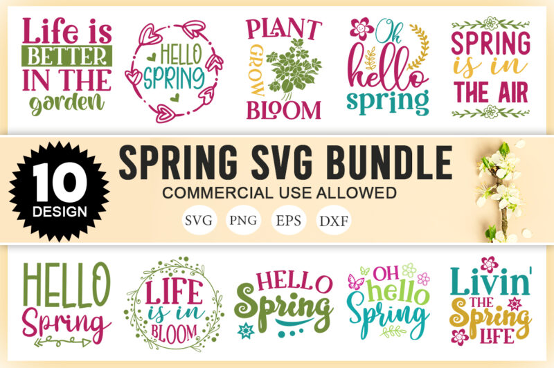 Spring SVG Bundle