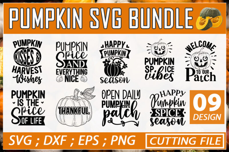 Download Pumpkin Svg Bundle Buy T Shirt Designs