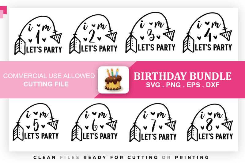 Birthday SVG Bundle