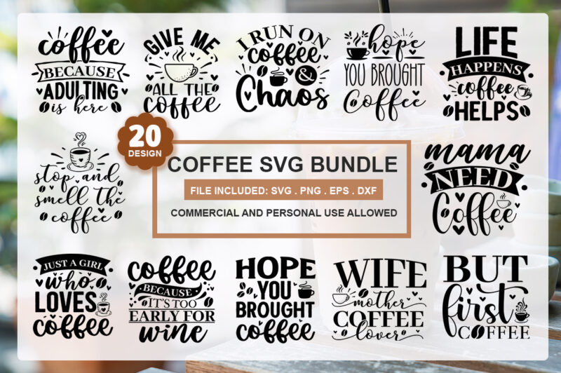 Coffee SVG Bundle