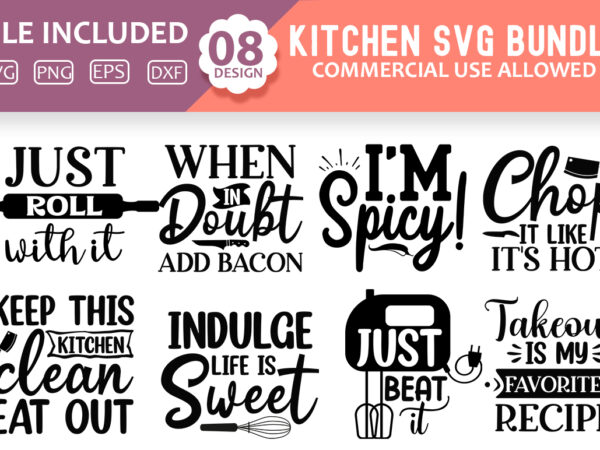 Kitchen svg bundle t shirt vector art