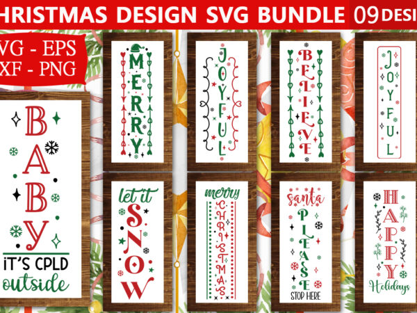 Christmas svg bundle t shirt vector file