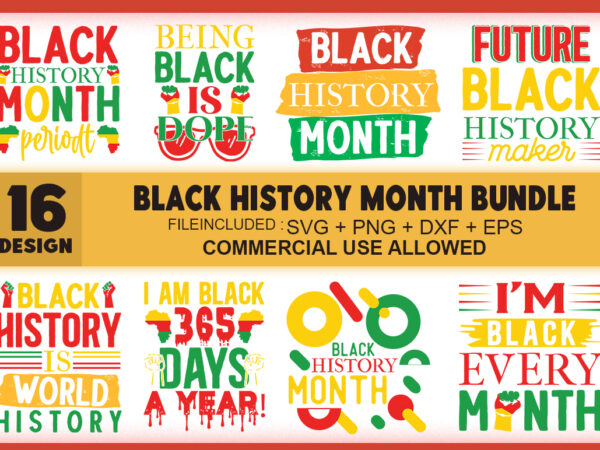 Black history month svg bundle t shirt template