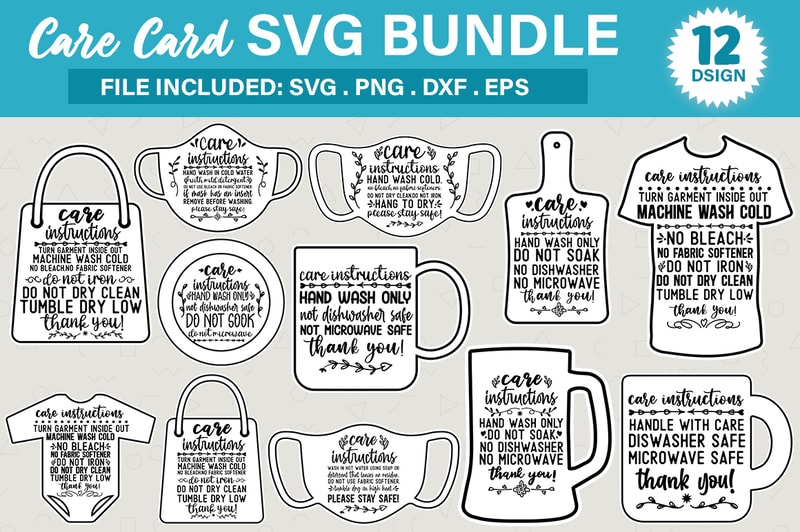 Download Care Card SVG Bundle - Buy t-shirt designs