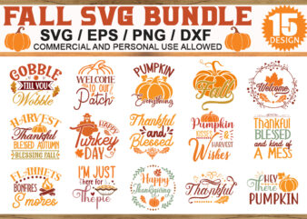 Fall SVG Bundle