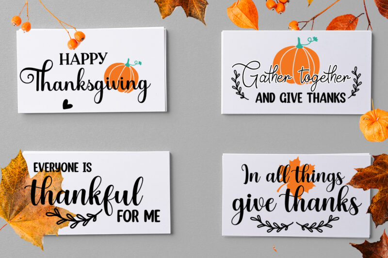 Thanksgiving sign SVG Bundle