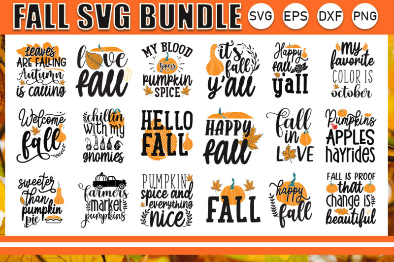 Fall SVG Bundle