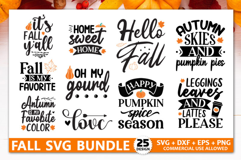 Fall SVG Bundle