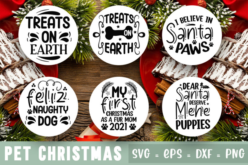 Pet Christmas SVG Bundle