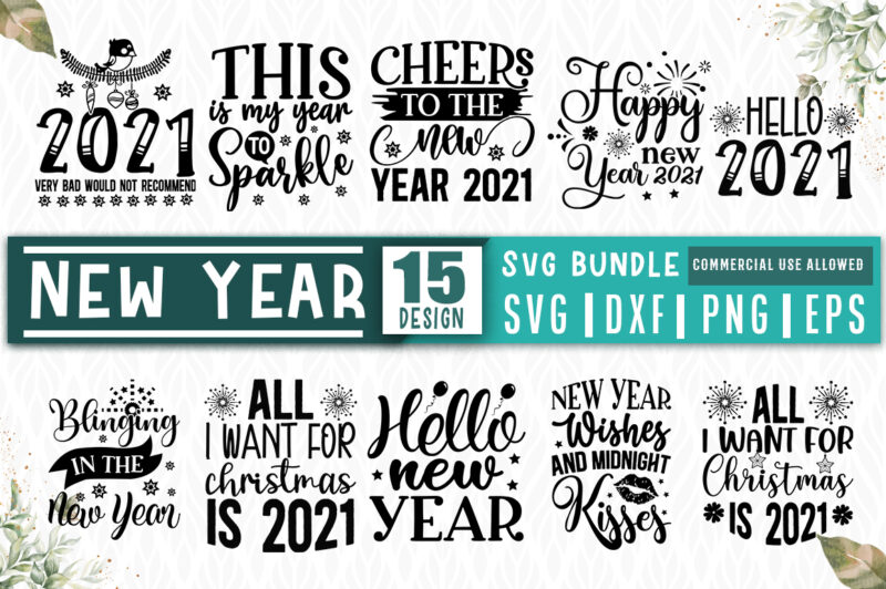 New Year SVG Bundle