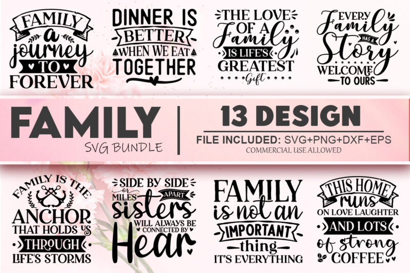 Family SVG bundle