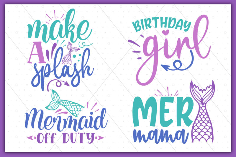 Mermaid SVG Bundle