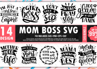Mom Boss SVG Bundle