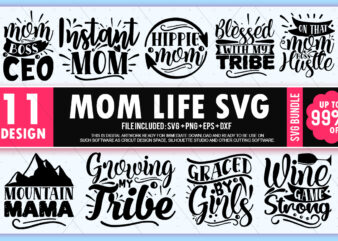 Mom Life SVG Bundle