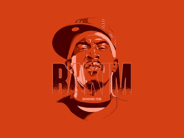 Rakim t shirt design online