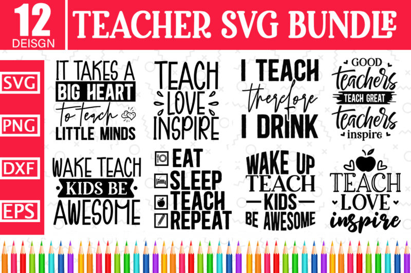 Teacher SVG Bundle