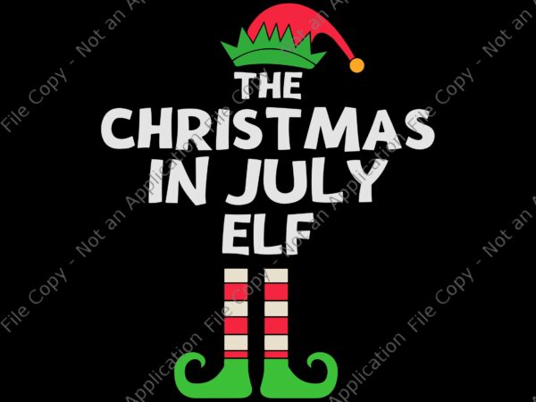 Download The Christmas In July Elf Svg, Christmas In July Elf ...