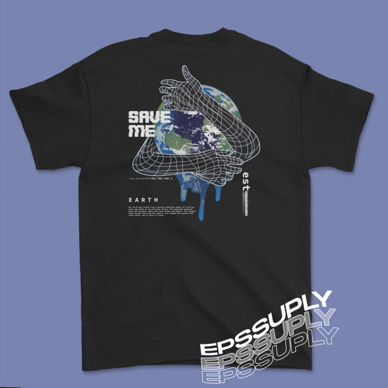 PROTECT THE EARTH, streetwear design