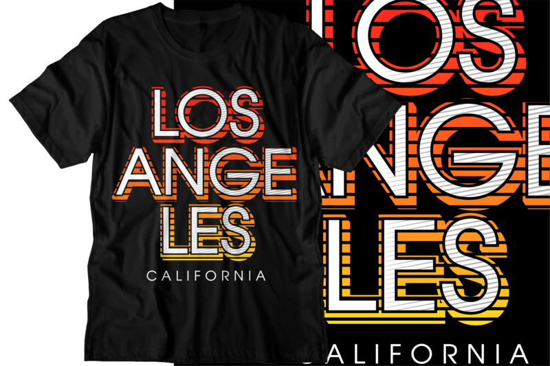 los angeles urban city t shirt design svg, urban street t shirt design ...