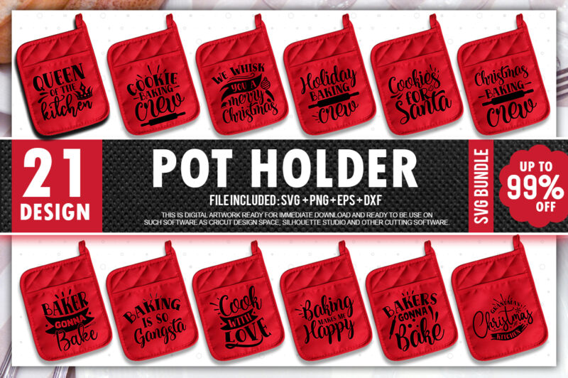 Pot Holder SVG Bundle