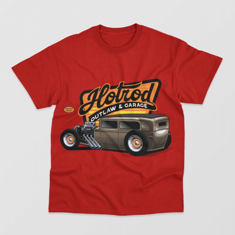 Hotrod cars vector collection vol.2 - Buy t-shirt designs