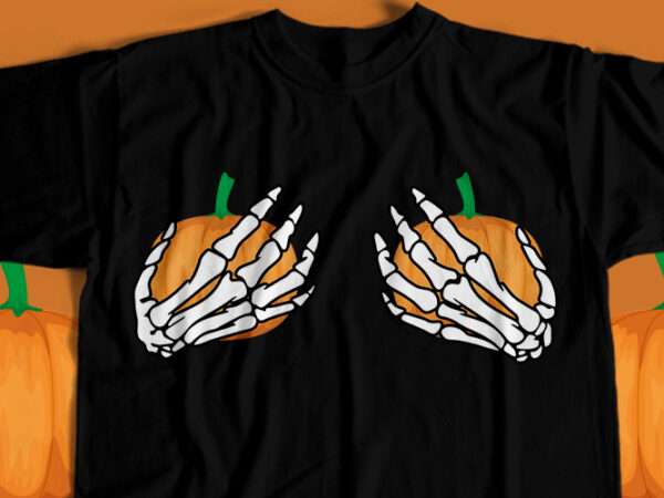 Funny pumpkins t-shirt design