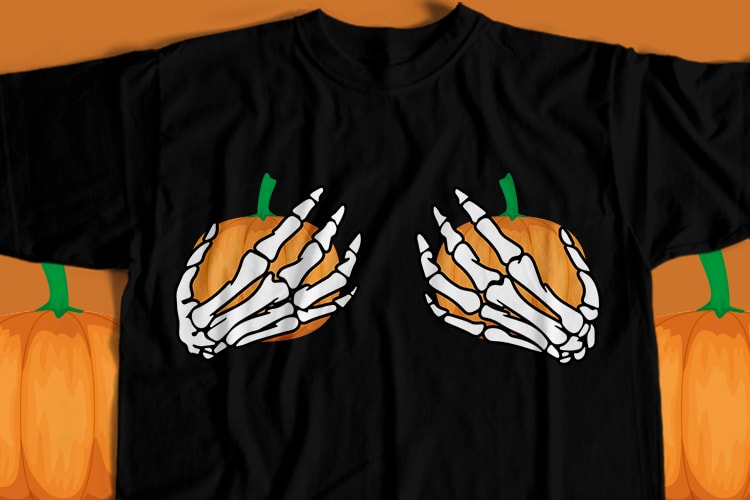 Funny Pumpkins T-Shirt Design