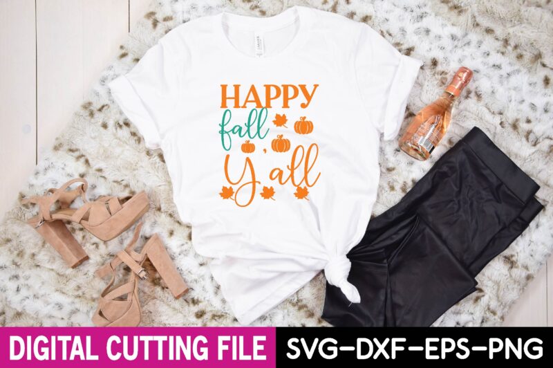 happy fall y’all svg