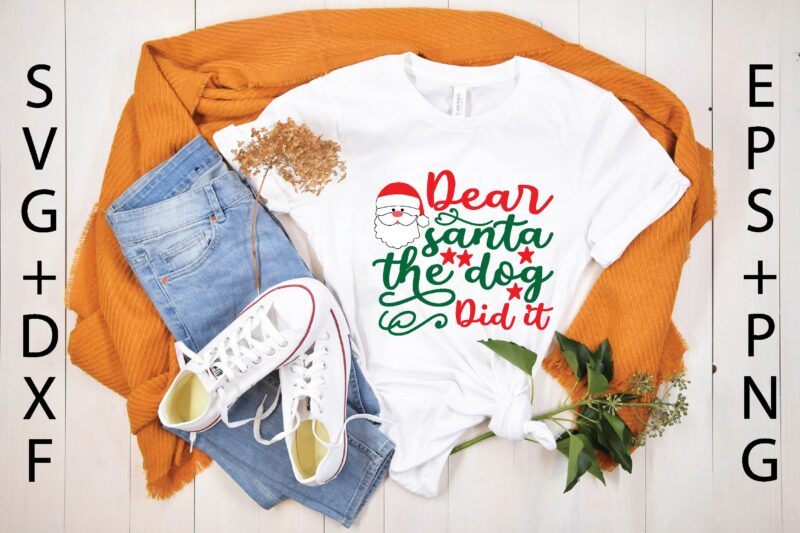 Christmas svg bundle t shirt vector file