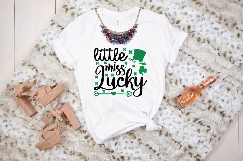 St-patricks-day svg bundle t shirt template vector