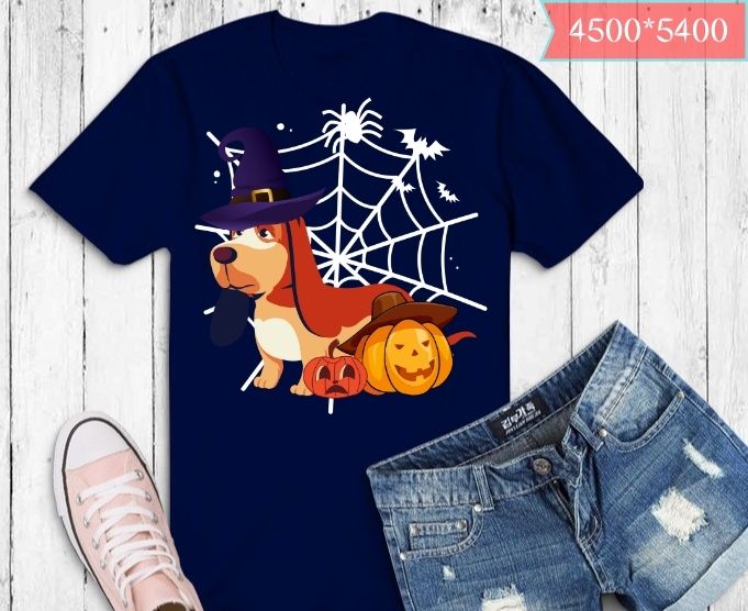 Funny Cavalier King Charles Spaniel dog halloween costume pumpkin dog owner T-shirt design svg,costume, pumpkin, ghost, zombie, dog, pets, dog lover, dog mom, dog owner,