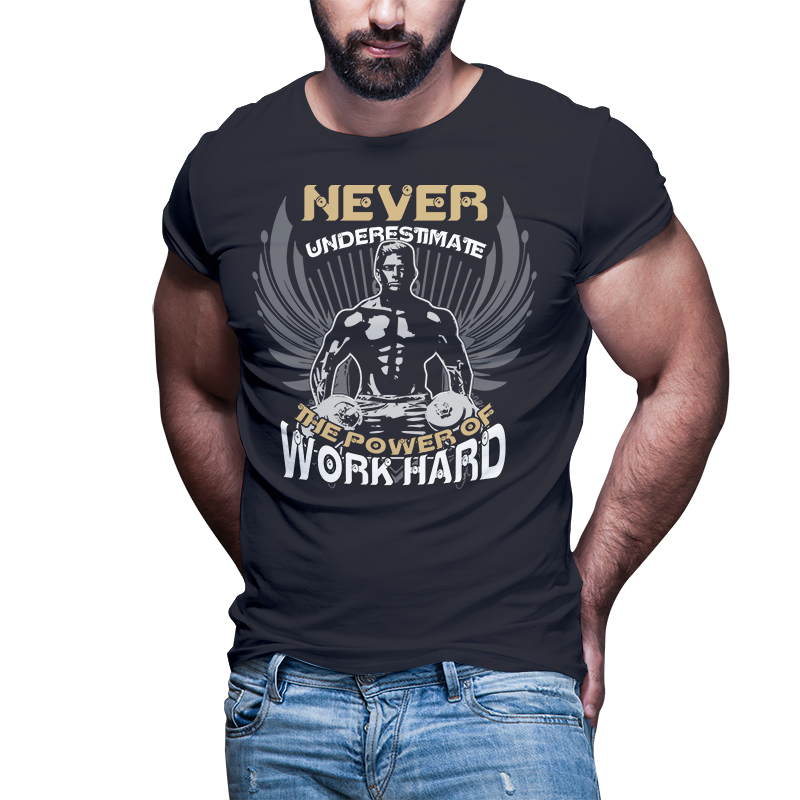 45 GYM Fitness motivation tshirt designs bundle