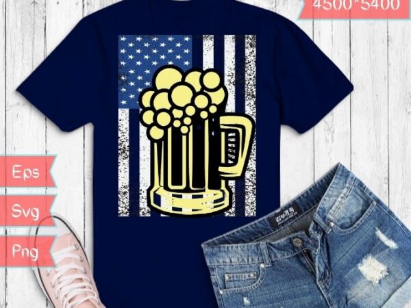 Brewery shirt design svg, brewery beer svg, brewery beer mug png, brewery beer american flag svg,patriotic us flag american brewery craft beer t-shirt svg,