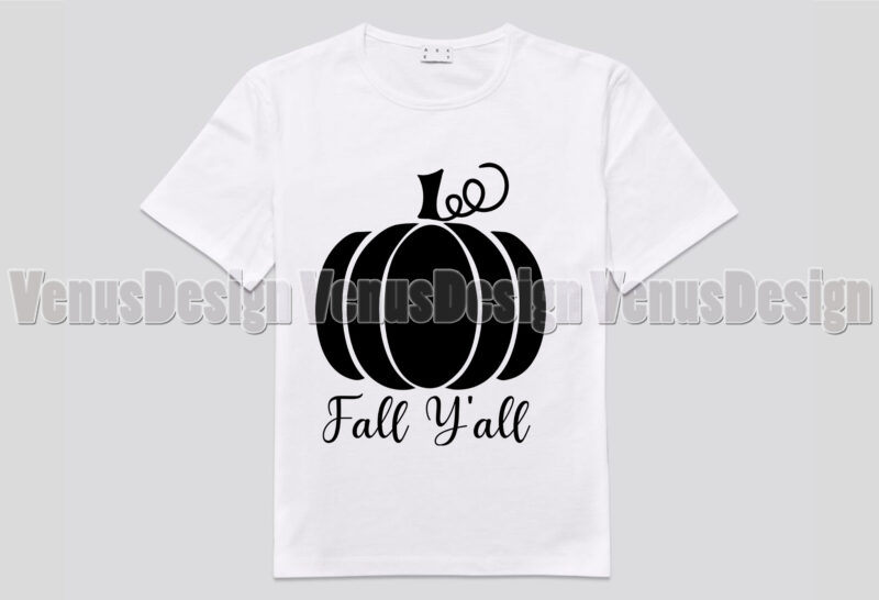 Fall Yall Pumpkin Leopard Print Editable Shirt Design