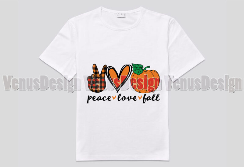 Peace Love Fall Editable Design