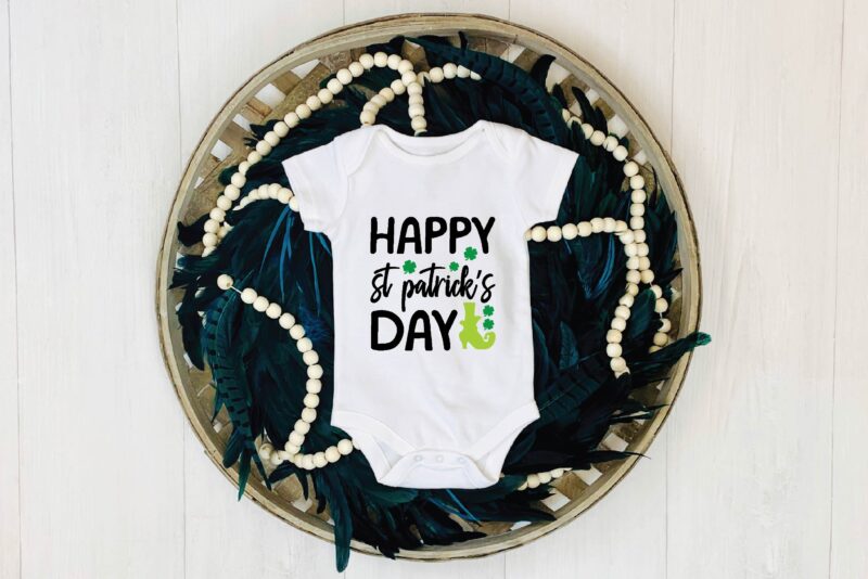 St-patricks-day svg bundle t shirt template vector