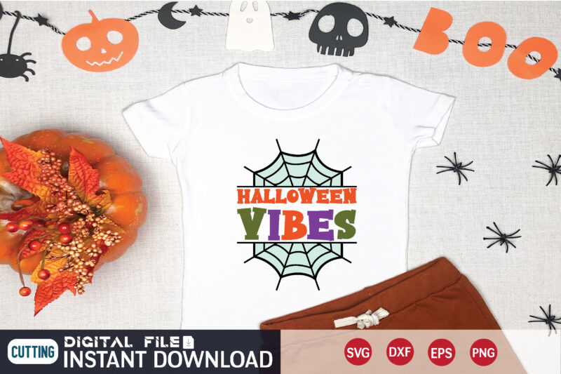 halloween vibes svg t shirt design