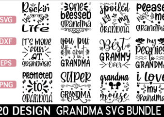 Grandma svg design bundle