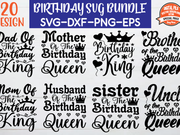 Birthday svg boundle t shirt template