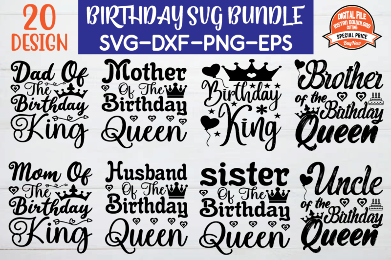 Birthday svg boundle t shirt template