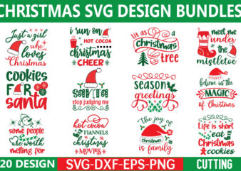 Christmas svg bundle t shirt vector file