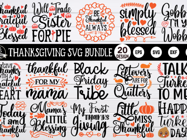 Thanksgiving svg bundle t shirt designs for sale