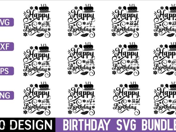 Birthday svg boundle t shirt template