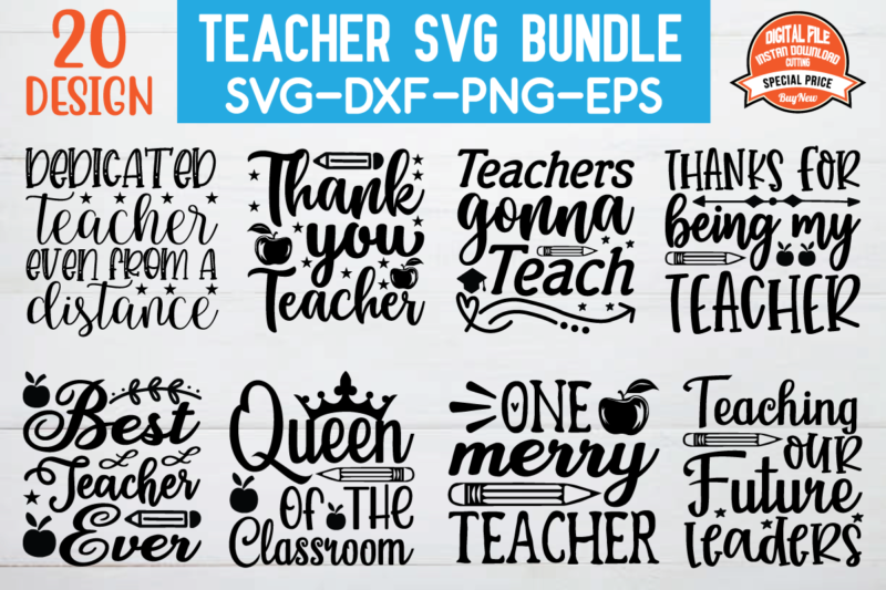 Teacher svg bundle t shirt designs for sale