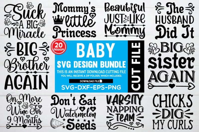 Baby svg bundle t shirt template