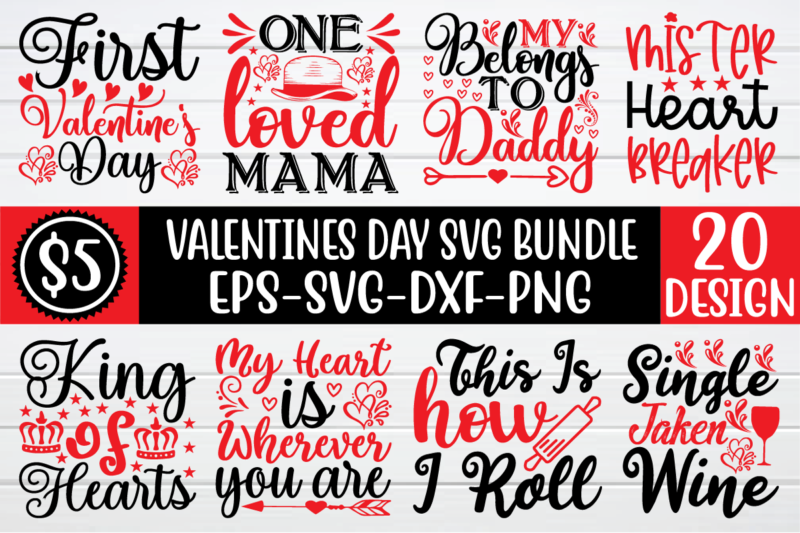 Valentine svg bundle t shirt vector art