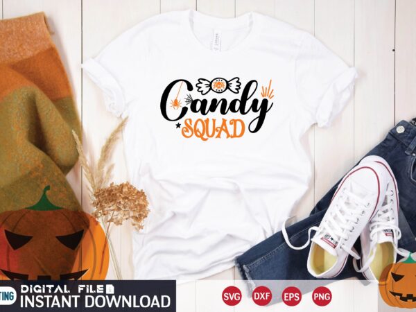 Candy squad svg t shirt design